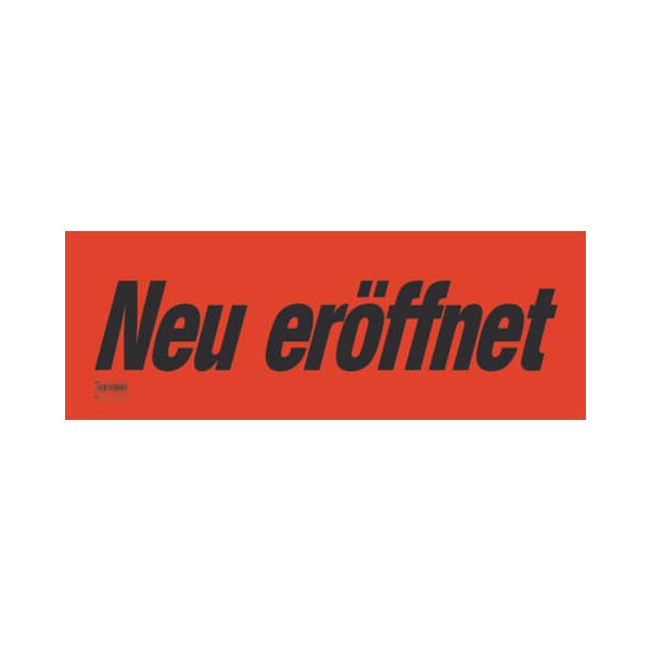 RNK Verlag Plakatheft 19x53cm 10 Blatt Neu Eröffnet