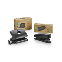 NOVUS Heftgerät B 2 re+new, 25 Blatt, Einlegetiefe 65 mm, schwarz 020-1931