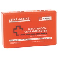 LEINA-WERKE KFZ-Verbandkasten DIN13164:2022 Standard rot