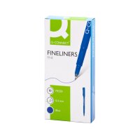 Q-CONNECT Feinliner, 0,4mm, blau KF25008