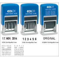 COLOP Ziffernstempel Mini-Dater, selbstfärbend 128280
