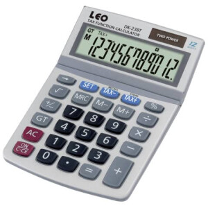 LEO Tischrechner 106x133x26mm BxHxT DK238 12-stellig 122S