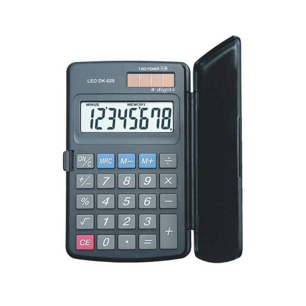 LEO Taschenrechner 8-stellig 70x115x180mm BxHxT