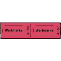 sigel Gutscheinmarke 500St Rl rot Gr554 Wertmarke