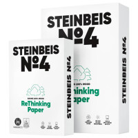 STEINBEIS Kopierpapier No.4 Recycling, A3, 80g m², 500 Blatt, weiß K1706666080B