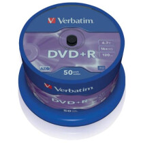 Verbatim DVD+R AZO 4,7 GB 16x 50 Stück