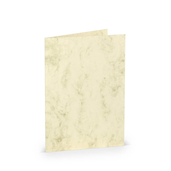 R&Ouml;SSLER Briefkarte Coloretti, B6hd, 225g m&sup2;, 5 St&uuml;ck, chamois 220719506
