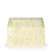 RÖSSLER Briefumschlag Coloretti, DIN lang, 80g m², nassklebend, 5 Stück, chamois marmora 220702506