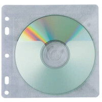Q-Connect CD Hülle 40ST transparent gelocht