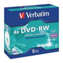 Verbatim DVD-RW 5erPack 4.7GB 120M