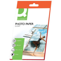 Q-Connect Inkjet Fotopapier Glossy 10x15cm 180g 25 Blatt