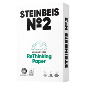 STEINBEIS Kopierpapier Trend White-Recycling, A4, 80g m², 500 Blatt, weiß