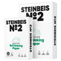 STEINBEIS Kopierpapier No.2 Recycling, A4, 80g m², 500 Blatt, weiß K1506666080A
