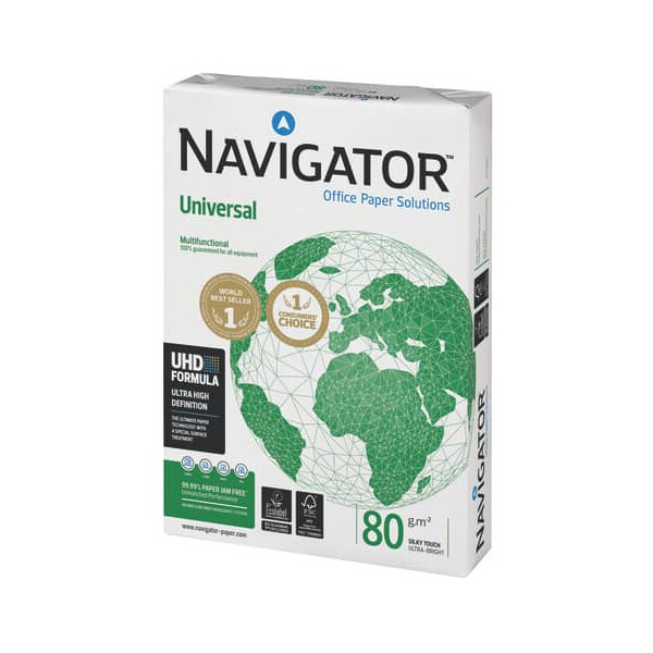 Navigator Kopierpapier Universal, A4, 80g m², 500 Blatt, weiß