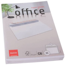 ELCO Briefhülle Office C6 ohne Fenster, Haftklebung,...