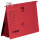 ELBA Organisationshefter chic, Karton (RC) 230 g qm, A4, rot, 5 Stück