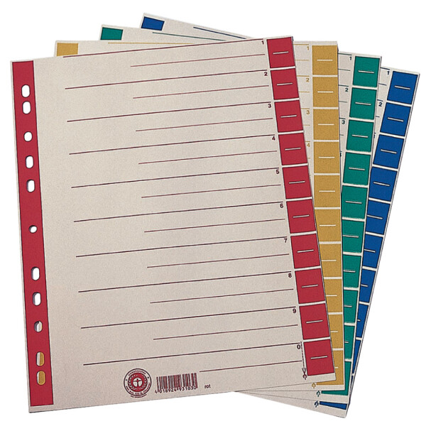 Trennblatt A4 100 St&uuml;ck chamois rot unge&ouml;st 9541103100
