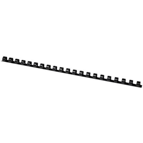 Q-Connect Spiralbinderücken 10mm 21Ringe schwarz 100 Stück
