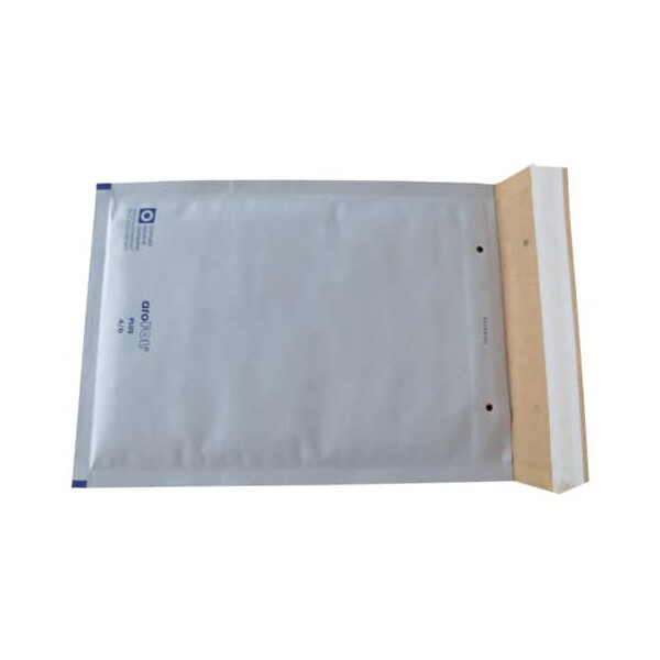 aroFOL Luftpolstertasche, 180x165mm, 100 Stück, weiß