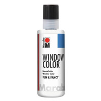 Marabu Fensterfarbe Fun&Fancy konturen-weiß 80ml