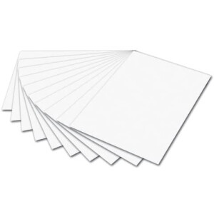 folia Tonpapier 130g m² 10 Stück weiß 70cm 50cm