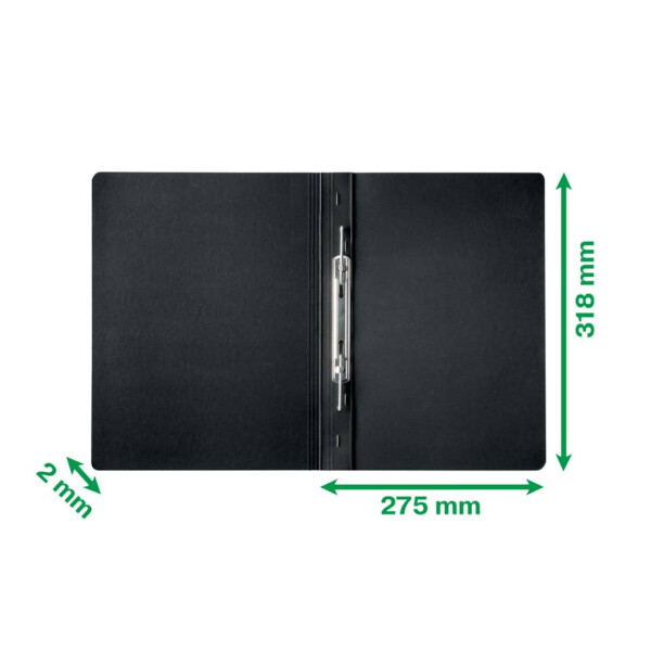 LEITZ Spiralhefter Recycle, A4, kfm. Heftung, Karton, schwarz 3905-00-95