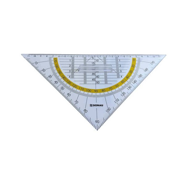 DONAU Geometrie-Dreieck 25cm mit Griff