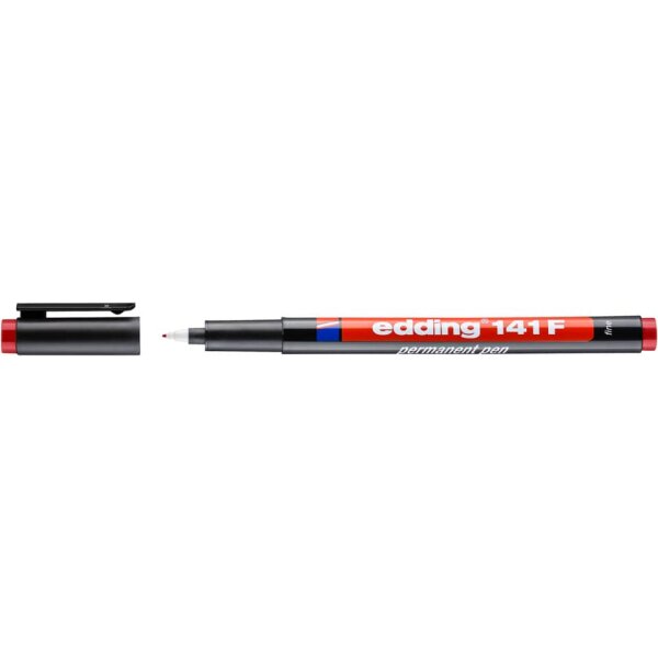EDDING Permanentmarker 141F, 0,6mm, rot 141 002