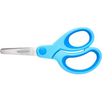 WESTCOTT Bastelschere Kids Softgrip, rund, 130 mm, blau