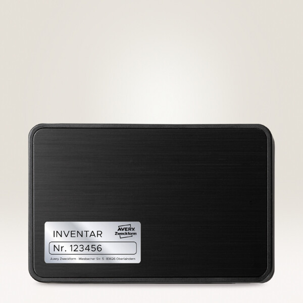 AVERY Zweckform Typenschild-Etiketten, 210 x 297 mm, silber