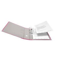 FALKEN Ordner S80 8cm pink PP-Color