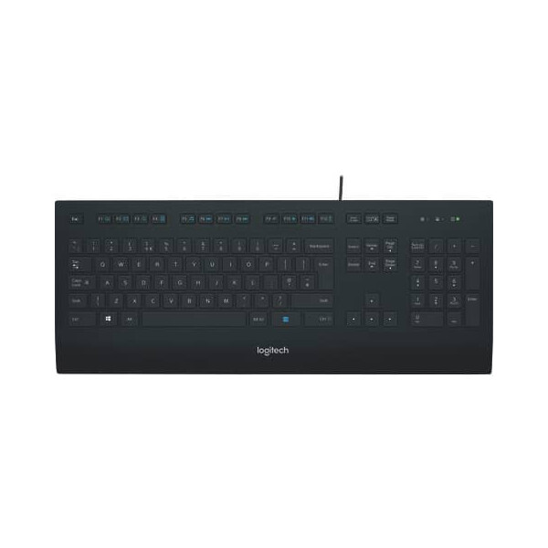Logitech Tastatur K280e, Deutsch, kabelgebunden, USB Business, schwarz