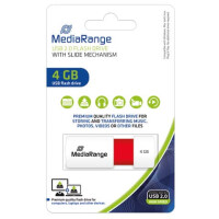 MediaRange USB Stick 4GB rot 2.0