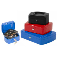 Q-CONNECT Geldkassette, Gr. 3, blau KF02624