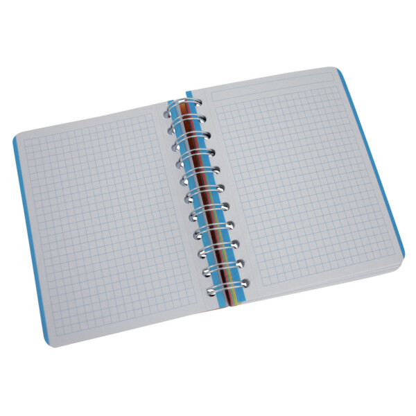 DONAU Collegeblock, A6, 140 Blatt, PP, kariert, orange 7527201-12