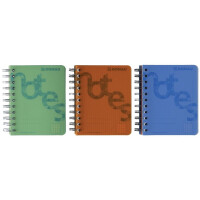 DONAU Collegeblock, A6, 140 Blatt, PP, kariert, orange 7527201-12