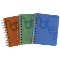 DONAU Collegeblock, A6, 140 Blatt, PP, kariert, orange 7527201-12