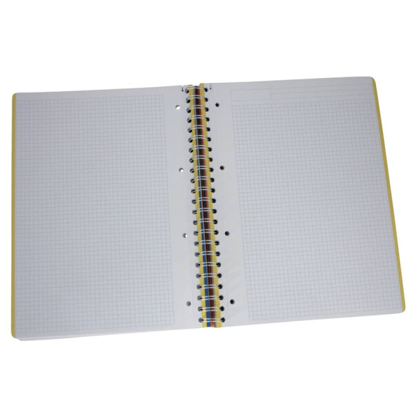DONAU Collegeblock, A4, 140 Blatt, PP, kariert, blau 7525201-10