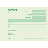RNK Verlag Quittung m.Mwst A6 SD 2x40BL