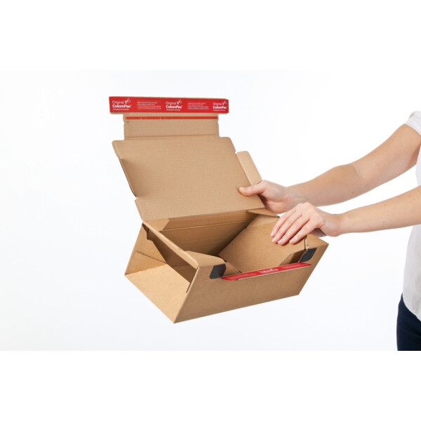 COLOMPAC Versandkarton Return Box XL, 400x300x200mm, braun 30000283