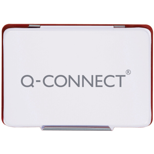Q-CONNECT Stempelkissen Gr. 2, 7x11cm, rot KF25212
