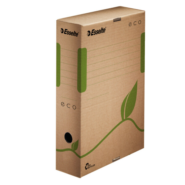 ESSELTE Archiv Box ECO, 80 mm, Karton, naturbraun 623916