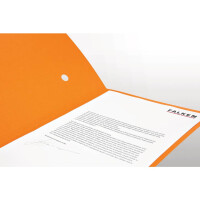 FALKEN Umlaufmappe, A4, Manila-Recycling-Karton, orange 80004211