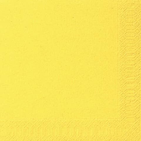 Duni Serviette Zelltuch gelb 3lagig. 40 cm, 20 Stück