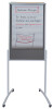 FRANKEN Kombi-Flipchart PRO, (B)760 x (H)1.210 mm, grau weiß