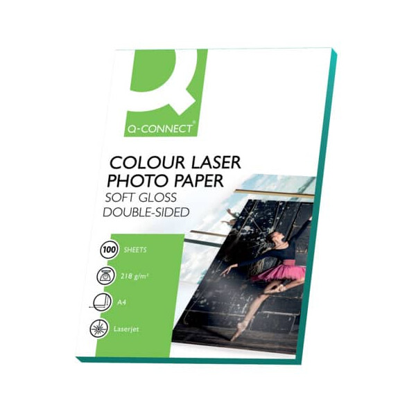 Q-Connect Laserpapier A4 100 Blatt weiß 220g
