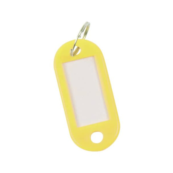 Q-Connect Schlüsselanhänger 10 Stück gelb