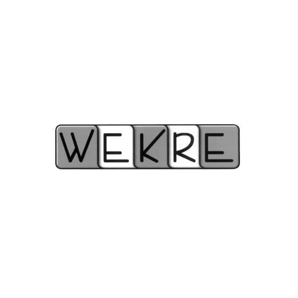 WEKRE Trennstreifen Trapez, 100 Stück, Karton, weiß 50500T