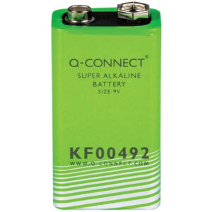 Q-Connect Super Alkaline Batterie E-Block 9,0 V