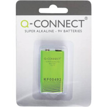 Q-Connect Super Alkaline Batterie E-Block 9,0 V